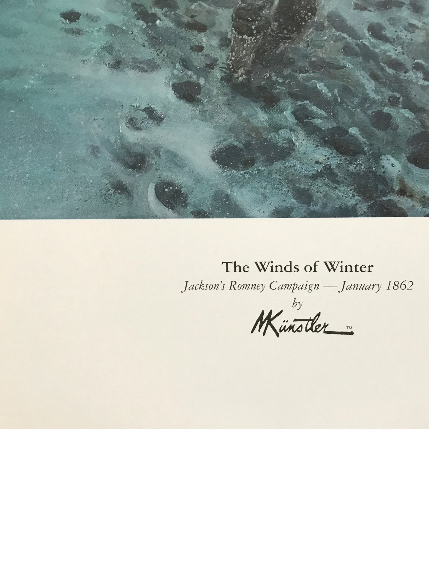MORT KUNSTLER WINDS OF WINTER LIMITED EDITION PRINT