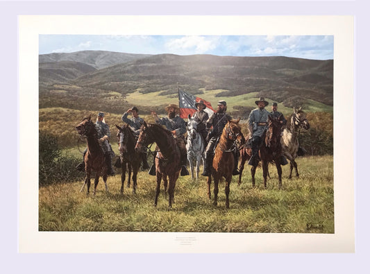 RECONNAISANCE AT McDOWELL Limited Edition Civil War Print by Bradley Schmehl