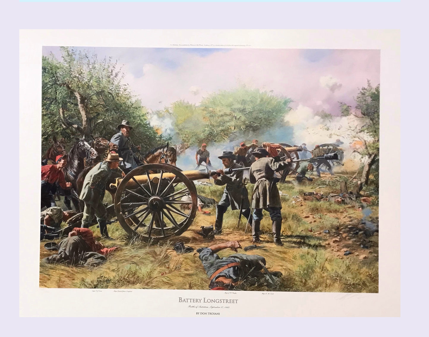 BATTERY LONGSTREET Limited Edition Civil War Print by Don Troiani