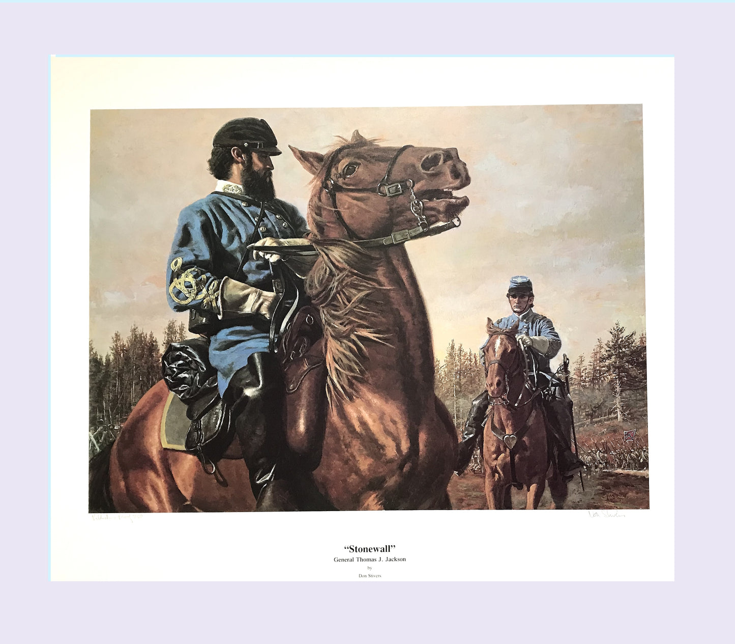 STONEWALL - A Limited Edition Civil War Print by Don Stivers