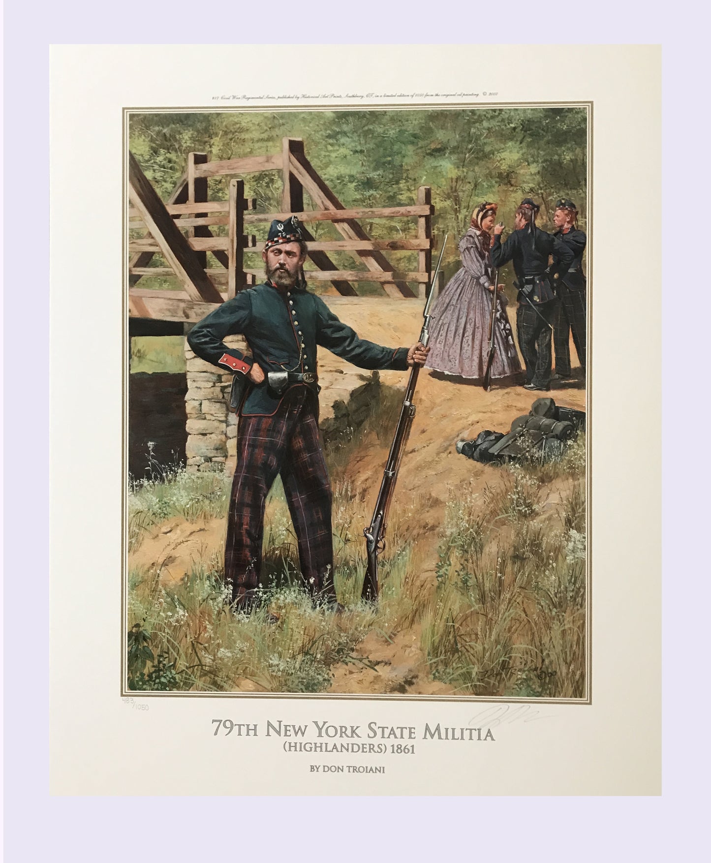 79th NY STATE MILITIA Limited Edition Civil War Print by Don Troiani