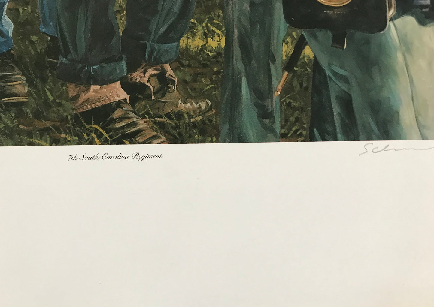 FIERCE WHEN PROVOKED Limited Edition Civil War Print by Bradley Schmehl  AP 88