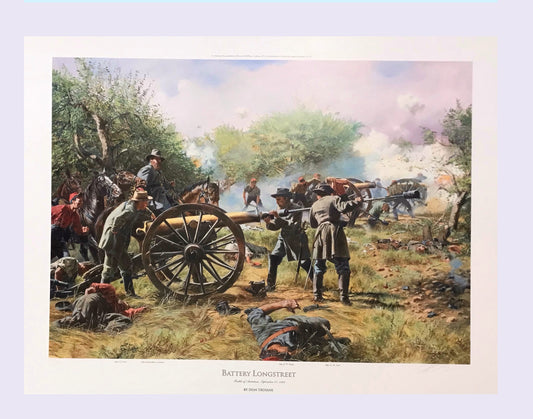 BATTERY LONGSTREET Limited Edition Civil War Print  by Don Troiani