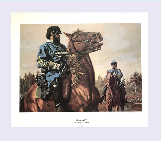 STONEWALL -  A Limited Edition Civil War Print by Don Stivers