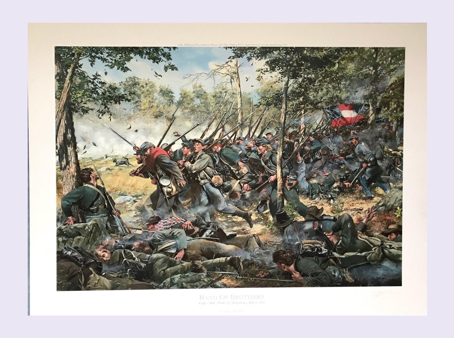 BAND OF BROTHERS A Limited Edition Civil War Print by Don