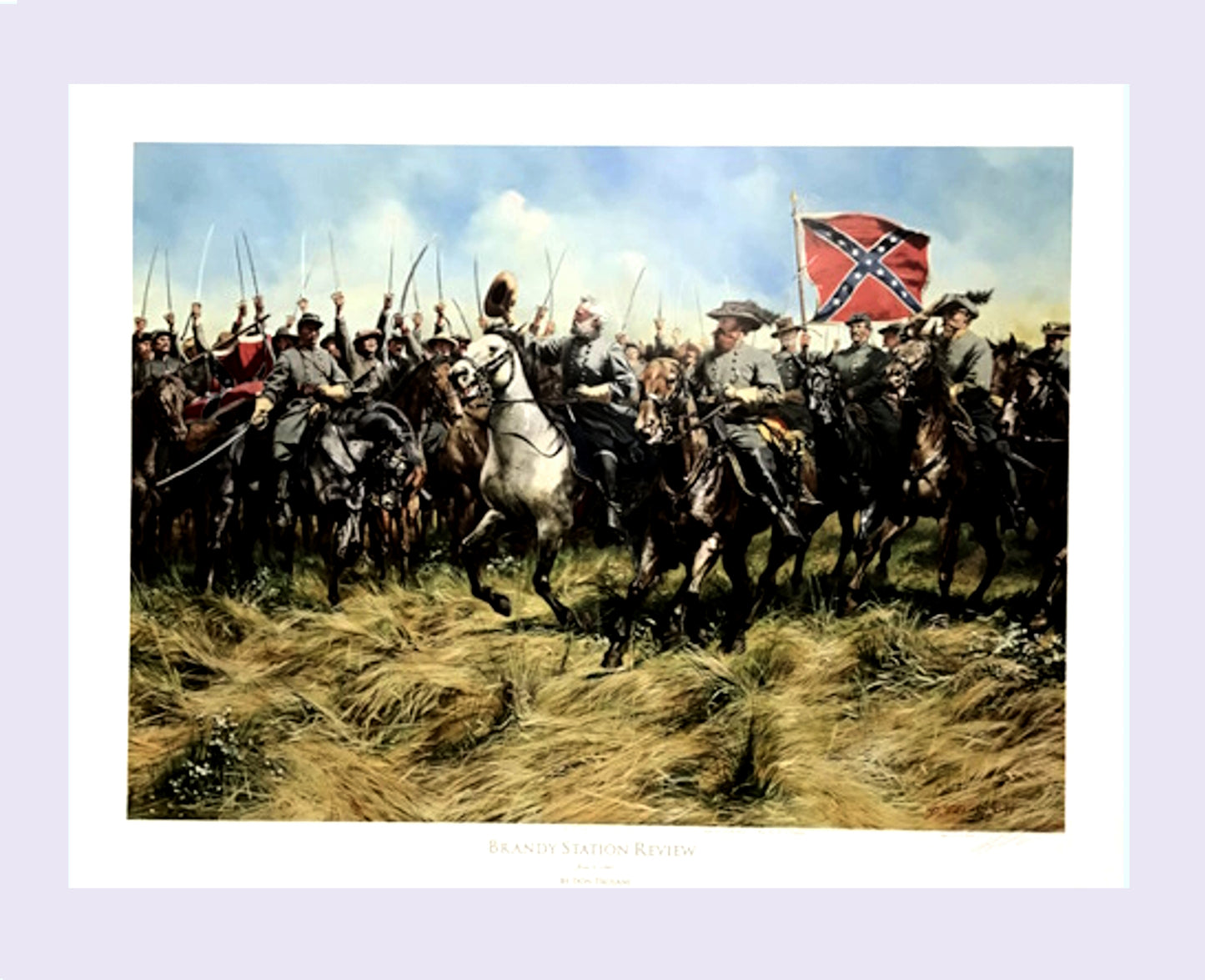 BRANDY STATION REVIEW Limited Edition Civil War Print by Don Troiani